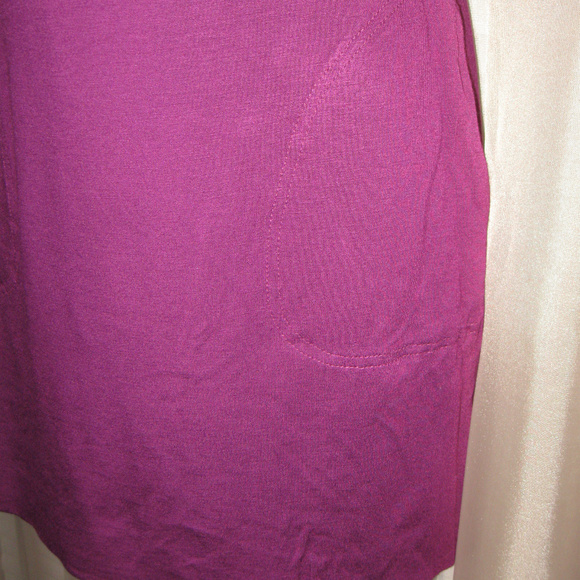 O.FINE Reversible Purple Stretch Dress - Picture 2 of 8
